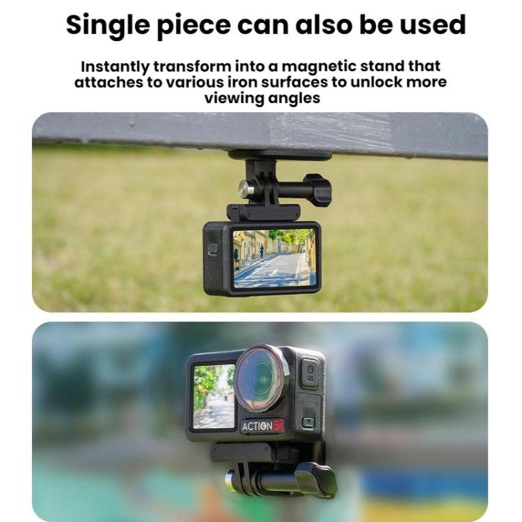 Flymile Neck-Mounted Magnetic Action Camera Bracket For DJI Osmo 360 / Pocket 3 / Action 5 Pro / Insta360 X5