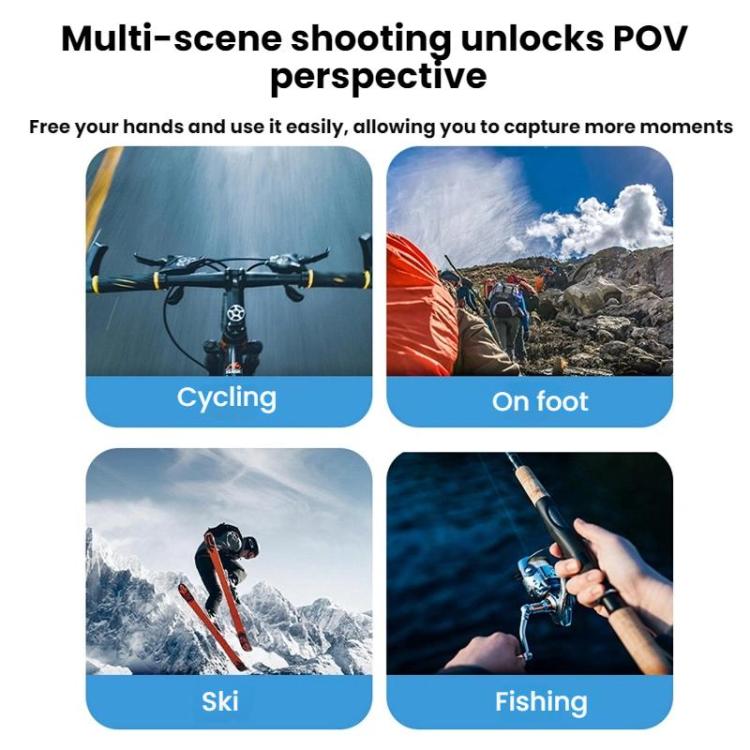 Flymile Neck-Mounted Magnetic Action Camera Bracket For DJI Osmo 360 / Pocket 3 / Action 5 Pro / Insta360 X5