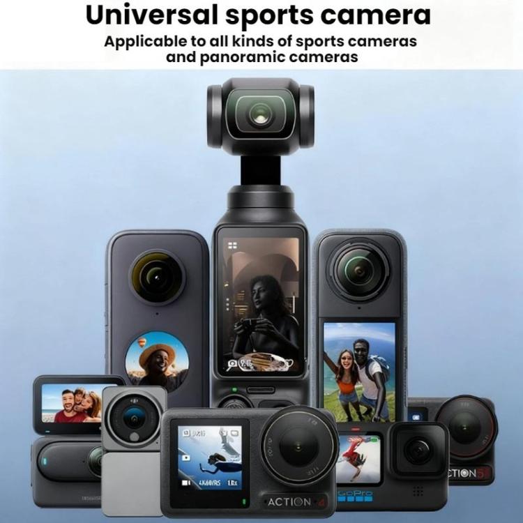 Flymile Neck-Mounted Magnetic Action Camera Bracket For DJI Osmo 360 / Pocket 3 / Action 5 Pro / Insta360 X5