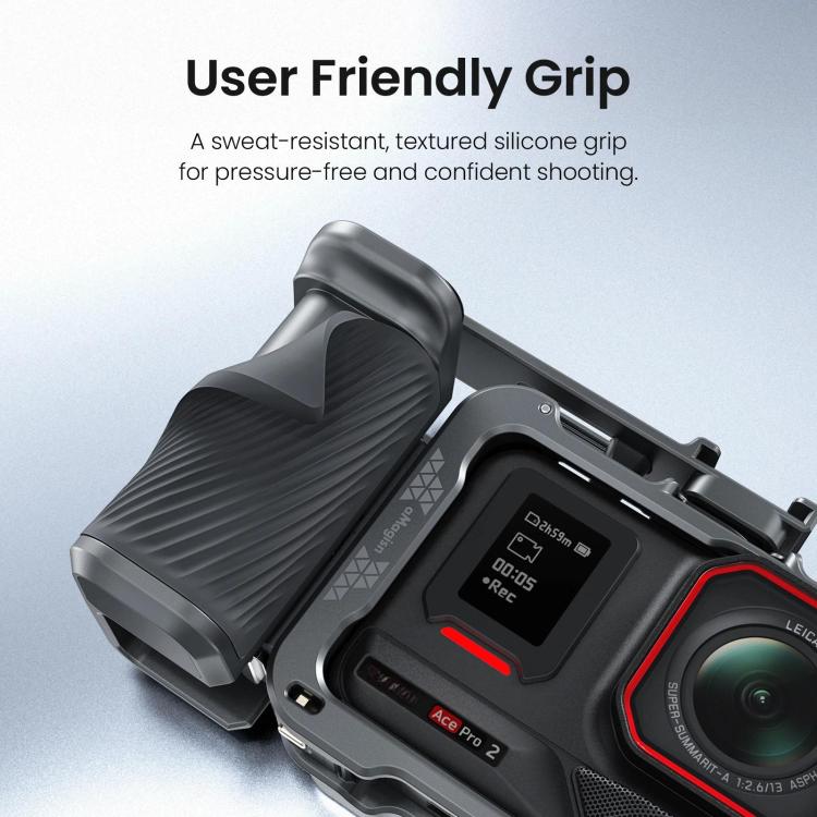 aMagisn Universal Camera Metal Xplorer Grip Kit For DJI Osmo Action/Insta360/GoPro HERO Series