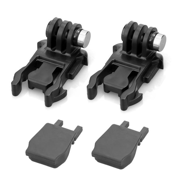 2sets Sports Camera Quick Release L-Shape Base Quick Release Plug Mount Quick Release Locking Activity Base