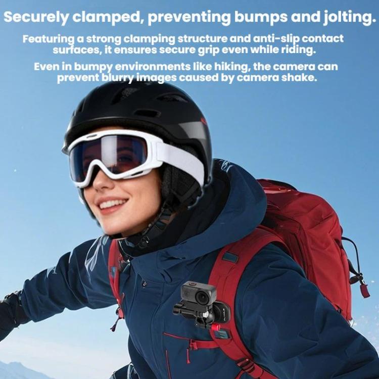 For DJI/GoPro/Insta360 Backpack Shoulder Strap Camera Mount