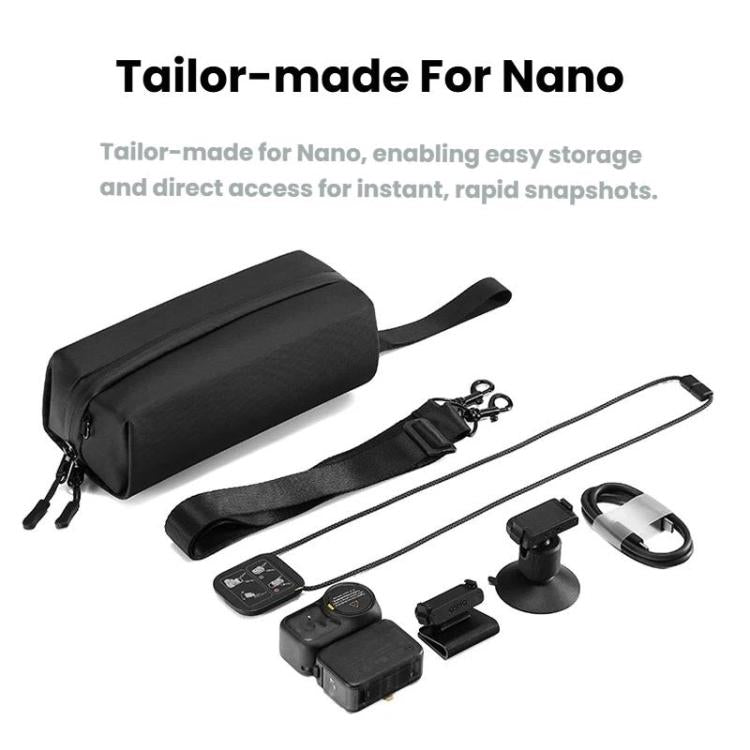 For DJI Osmo Nano Camera & Accessories Carrying Storage Pouch Portable Shoulder Sling Bag