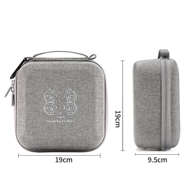For DJI Neo 2 Drone Mini Hard Case Compact Portable Pouch with Metal Clip