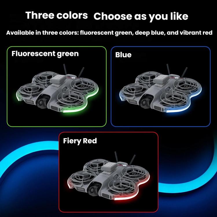 For DJI Neo 2 RCSTQ Luminous Light Strip High Light Night Flying Warning Light Strip