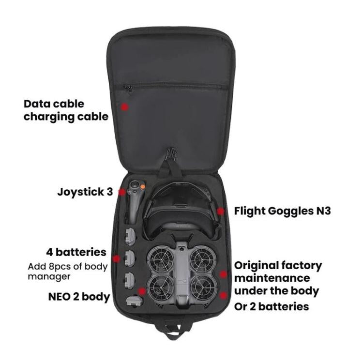 For DJI Neo 2 BKano Physical Flying Kit Bag Shoulder Bag