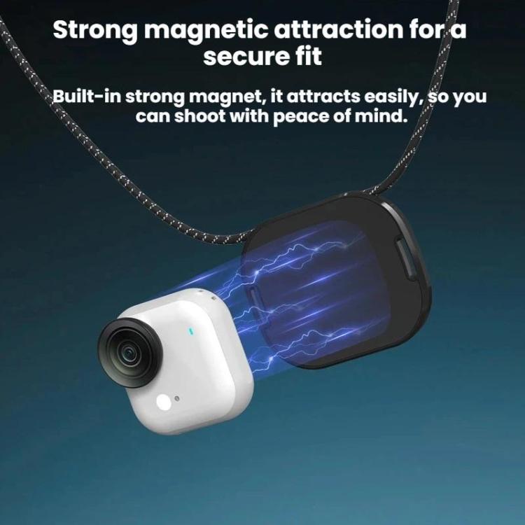 For Insta360 GO Ultra Flymile Magnetic Neck Clip Camera Mount