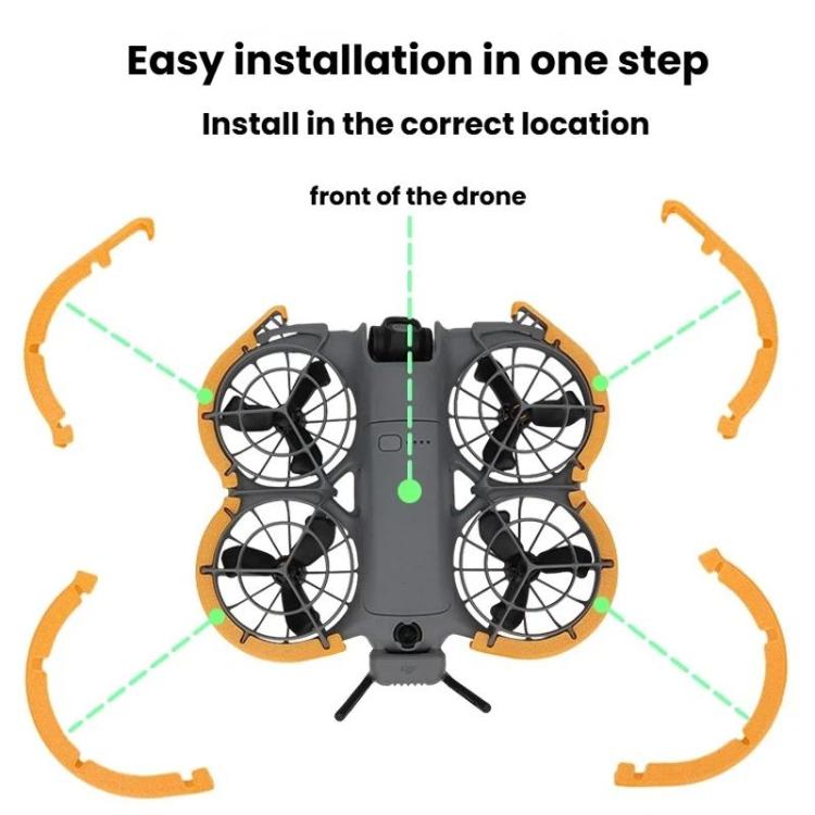 For DJI Neo 2 CQT 4pcs /Set Fuselage Protective Cover Paddle Anti-collision Cover, Paddle Cover