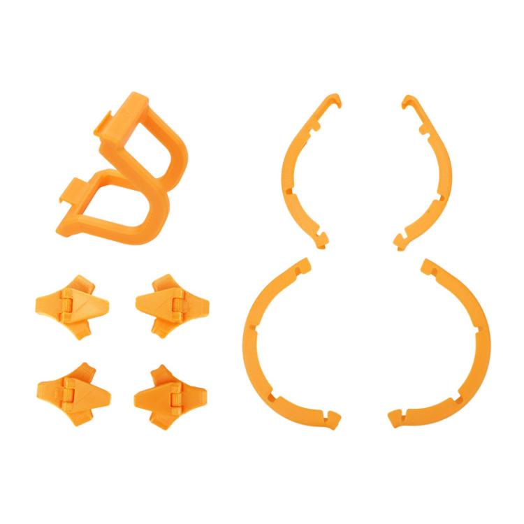 For DJI Neo 2 CQT 9pcs /Set Fuselage Crash Kit, Bumper+Protective Cover+Folding Kickstand, 9pcs /Set