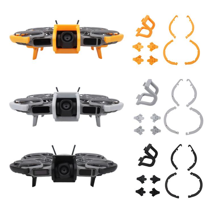 For DJI Neo 2 CQT 9pcs /Set Fuselage Crash Kit, Bumper+Protective Cover+Folding Kickstand, 9pcs /Set