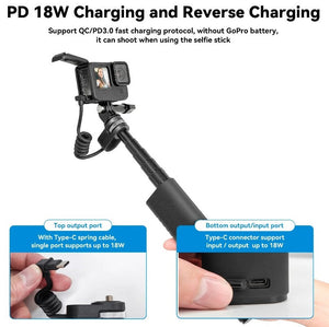 Selfie Stick Power Bank for GoPro HERO 4K (2024)