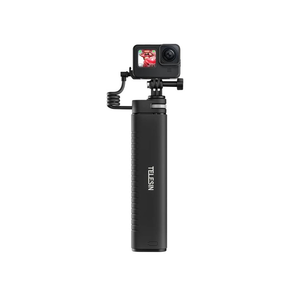 Selfie Stick Power Bank for GoPro HERO 13/12/11/10/9/8/7/6/5/MAX