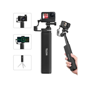 Selfie Stick Power Bank for GoPro HERO 13/12/11/10/9/8/7/6/5/MAX