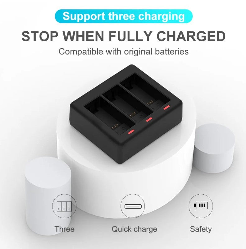 Triple Battery Charger for GoPro Hero 13