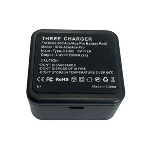 Triple Battery Charger for Insta360 Ace / Ace Pro / Ace Pro 2