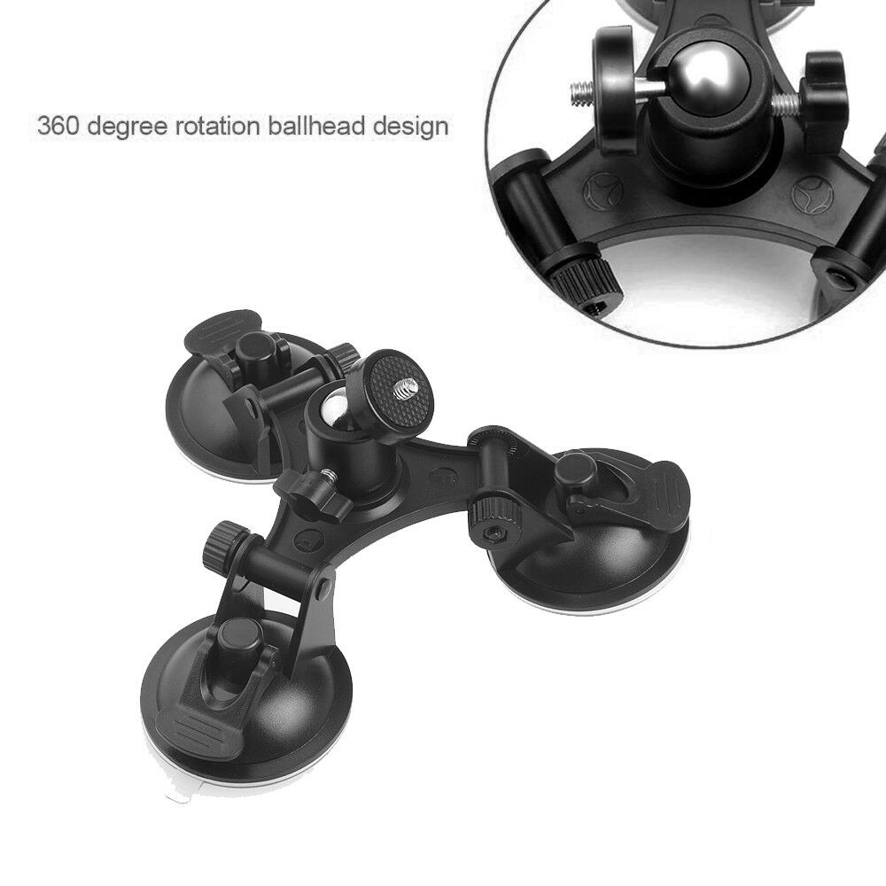 Triple Suction Cup for GoPro