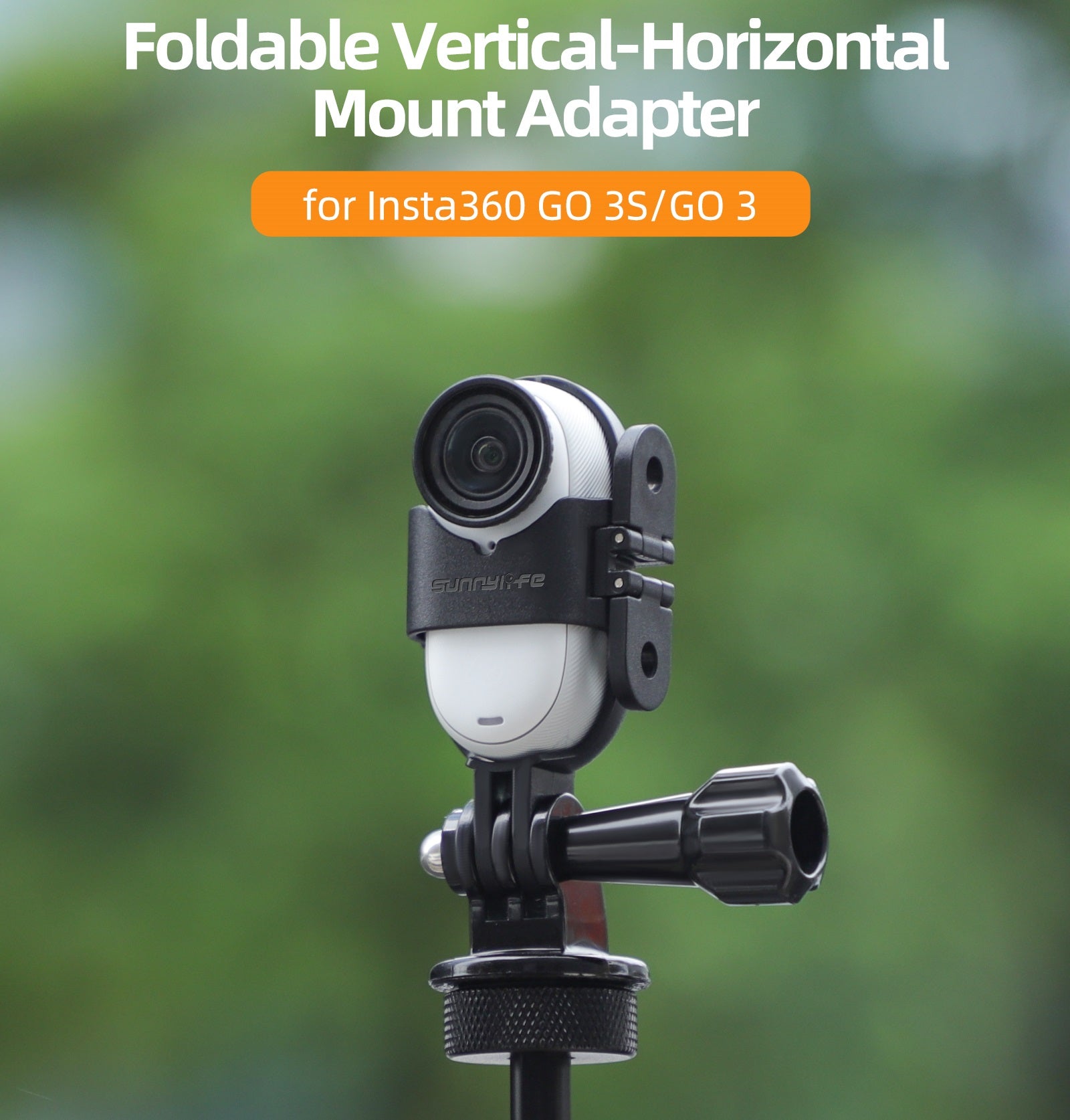 Vertical & Horizontal Mounting Bracket for Insta360 GO 3 / GO 3S