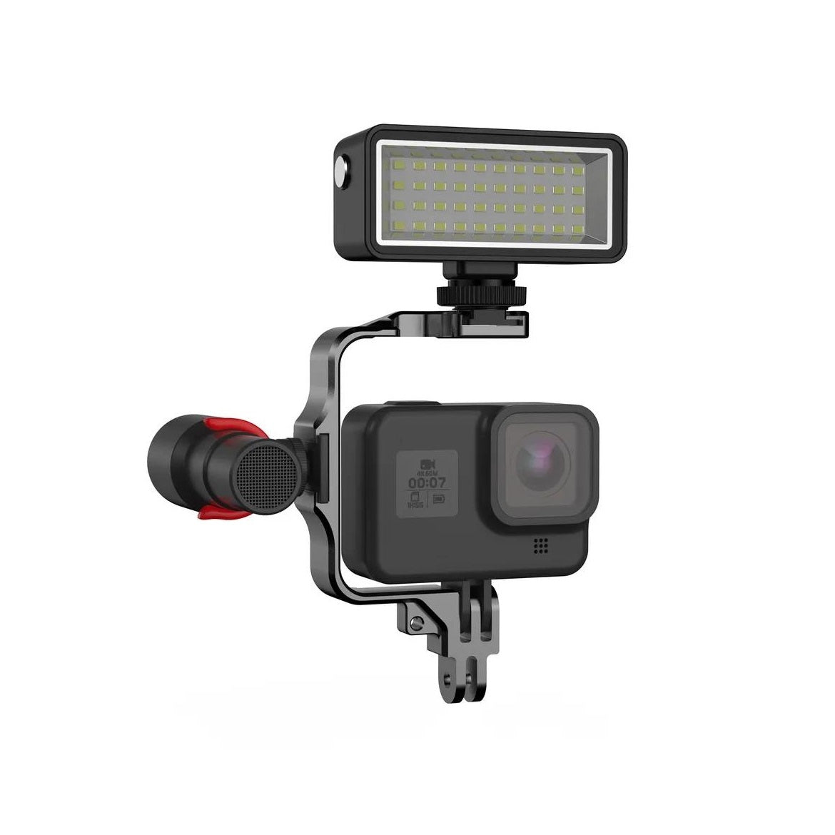 Vlogging Bracket Mount for GoPro HERO 13/12/11/10/9/8/7/6/5/4/3/MAX