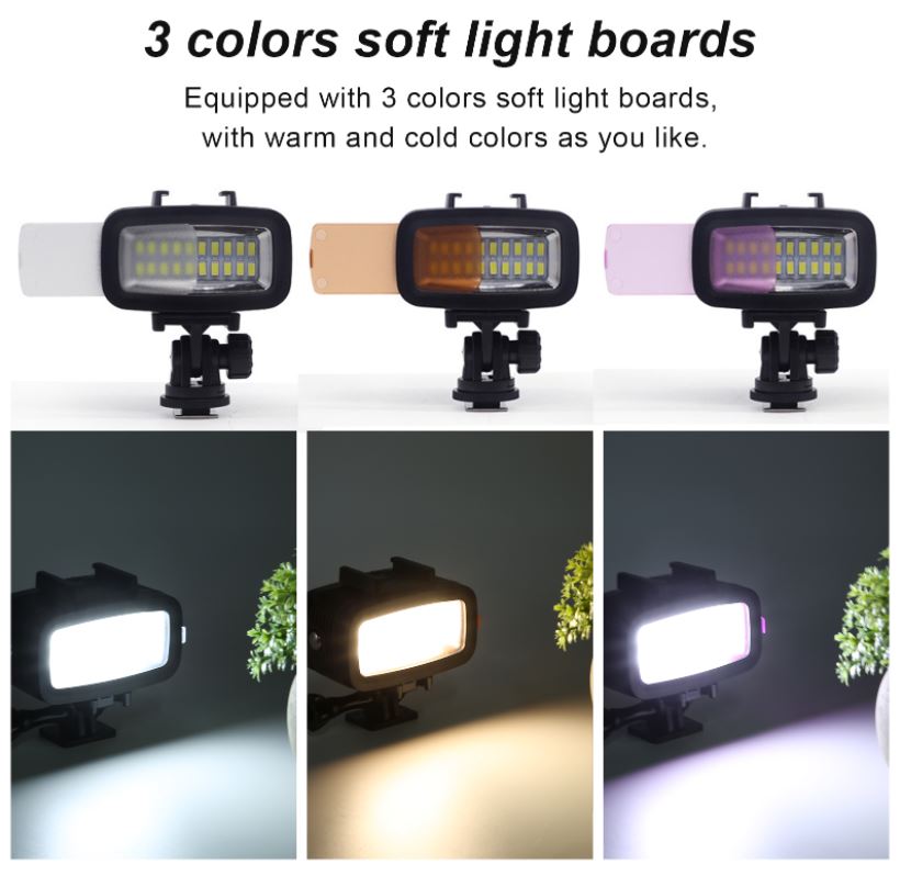 Waterproof LED Colour Light for Insta360