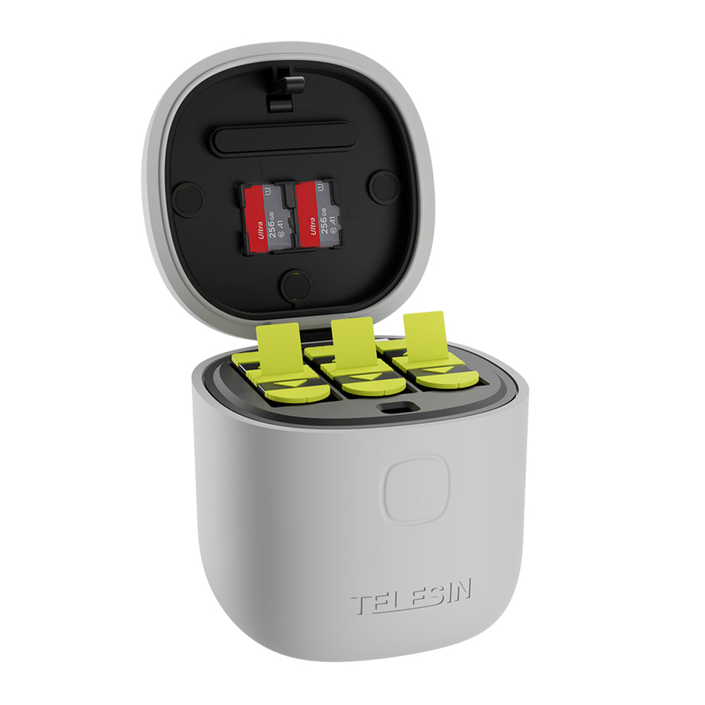 Allin Box Portable Storage Charger with Batteries for GoPro Hero 12/11/10/9