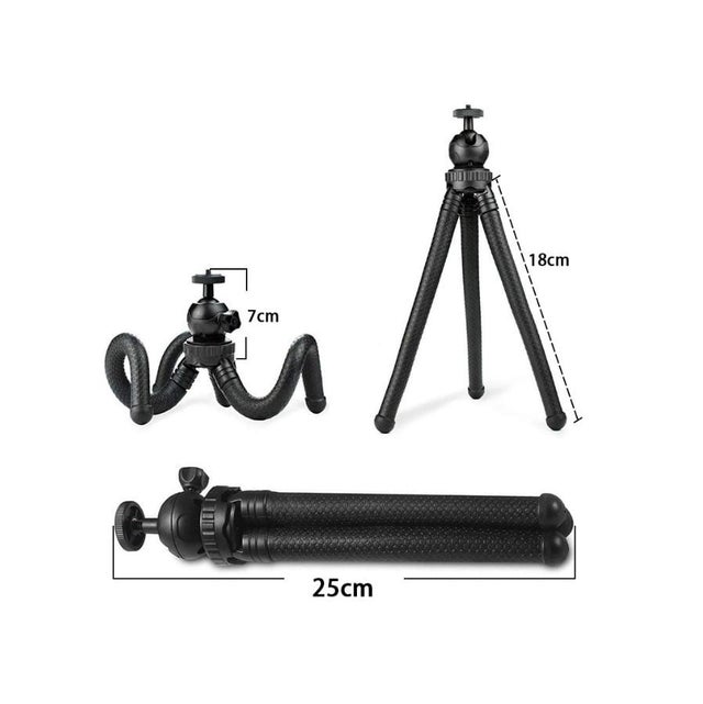 Super Flexible Tripod Mount for Osmo Action 5 Pro / Osmo Action 4 3 2 1