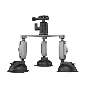 Extra Large Triple Suction Cup Mount for GoPro