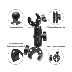 Dual 3 Way Super Clamp Mount for GoPro