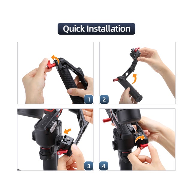 Foldable Hand Grip for RS 4 / RS 4 Pro / RS 3 / RS 3 Pro / RS 3 Mini / RS 2/ RSC 2 / Ronin-S / Ronin-SC