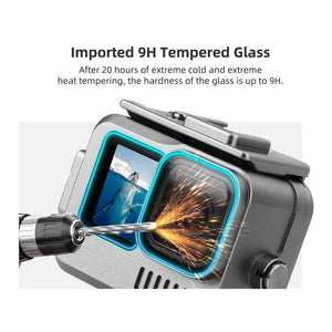 Aluminium Waterproof Housing Case for GoPro Hero 13 / Hero 12 / Hero 11 / Hero 10 / Hero 9